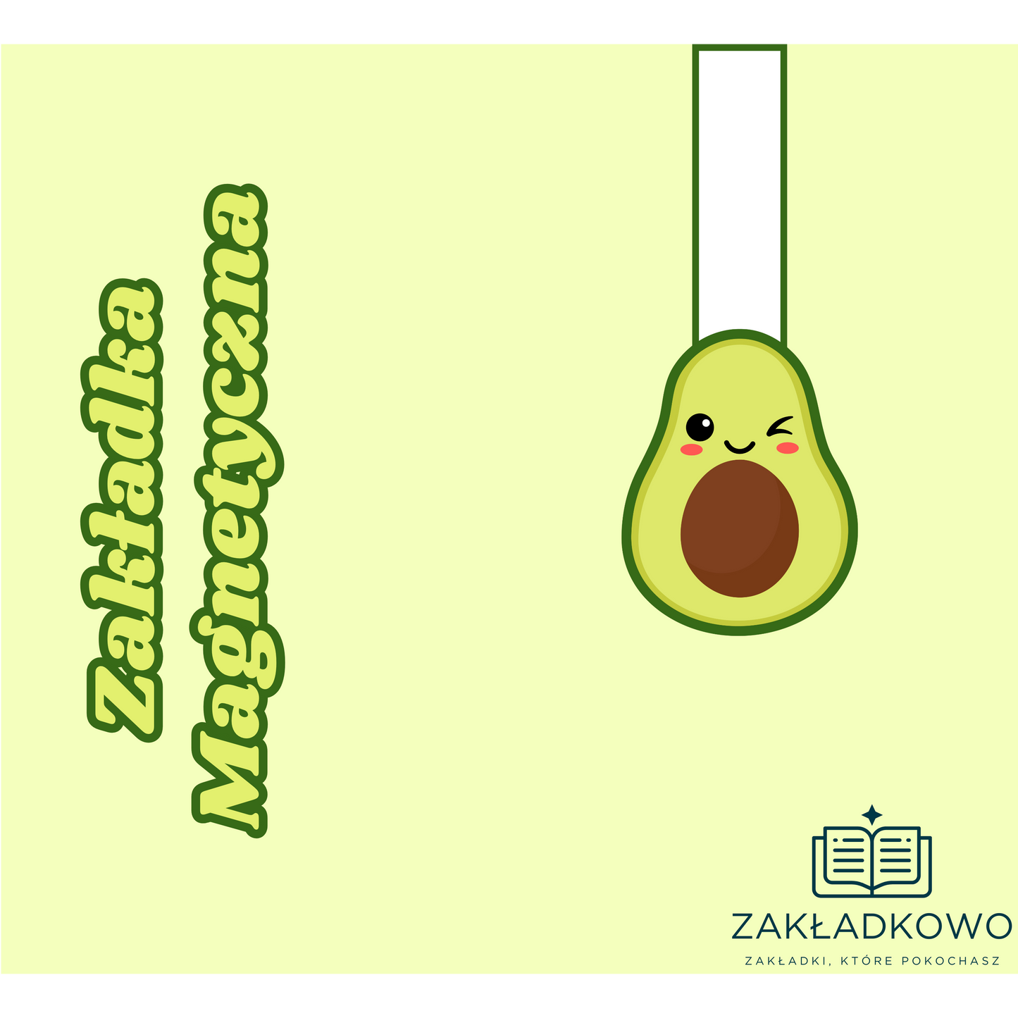 Zakładka Magnetyczna - Avocado