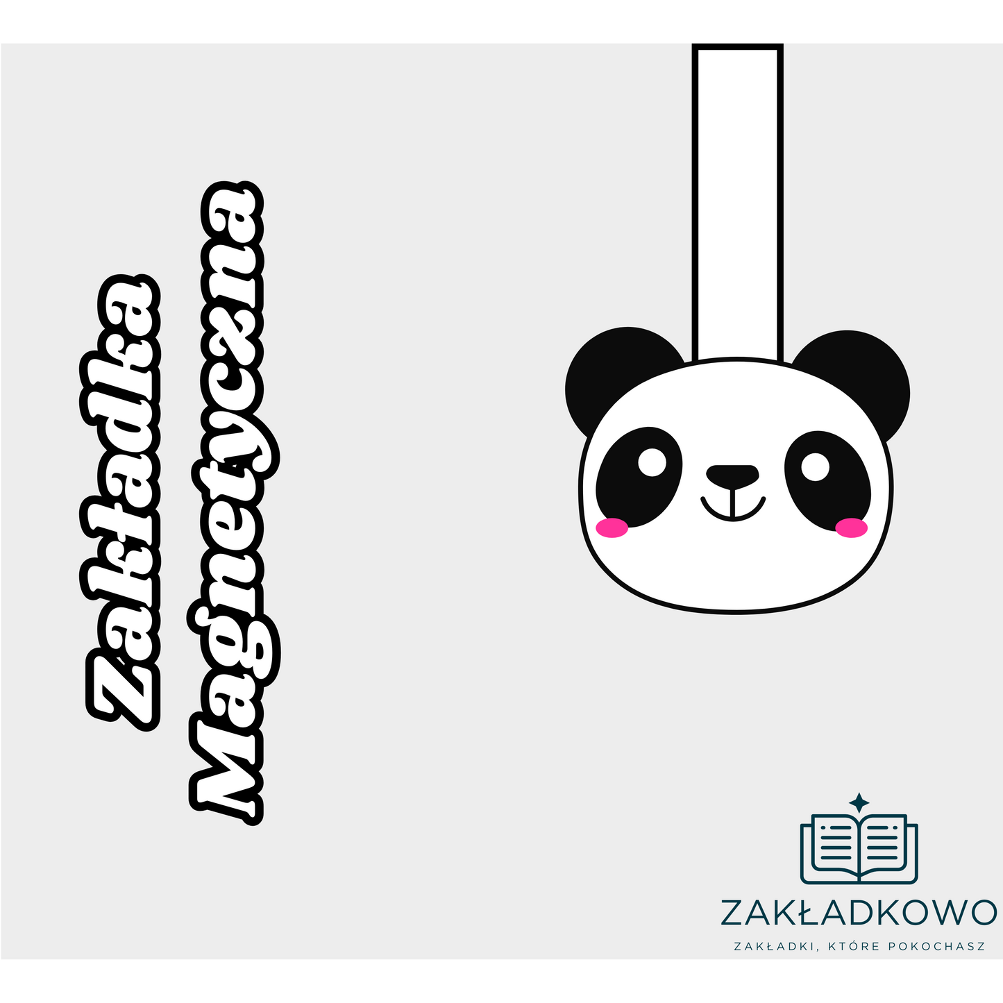 Zakładka Magnetyczna - Panda